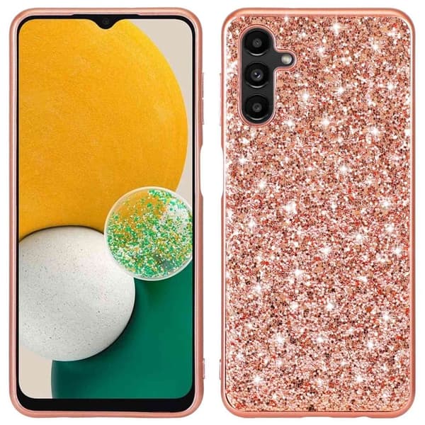 Glitter Samsung Galaxy A13 5G cover - Lyserød