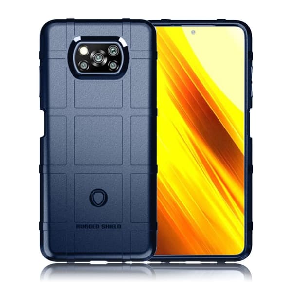 Rugged Shield Suojakotelo Xiaomi Poco X3 / Poco X3 Nfc - Sininen