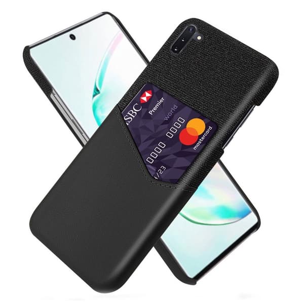 Bofink Samsung Galaxy Note 10 Kortdeksel - Svart