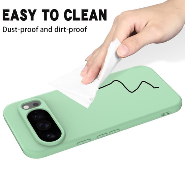 Matte Liquid Google Pixel 10 Pro silikone cover - Grøn
