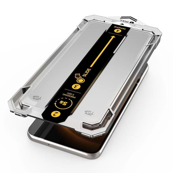iPhone 12 / 12 Pro tempered glass screen protector with tool