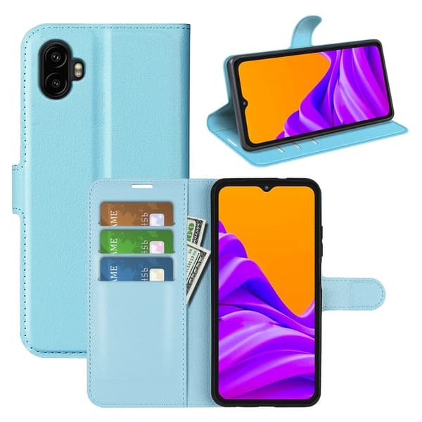 Classic Samsung Galaxy XCover7 Pro flip etui - Blå