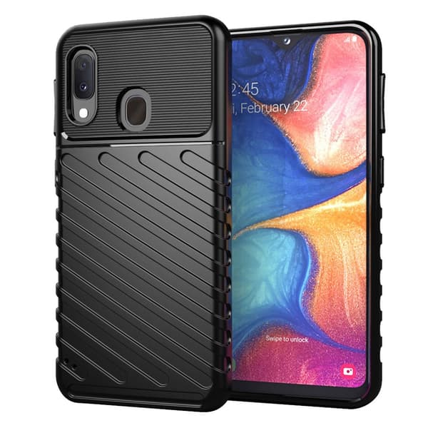 Thunder Samsung Galaxy A20e cover – Sort
