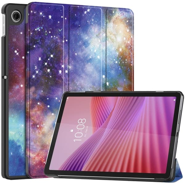 Lenovo Tab TB311FU Pro Case Pattern Print Leather Stand Tablet Cover - Galaxy