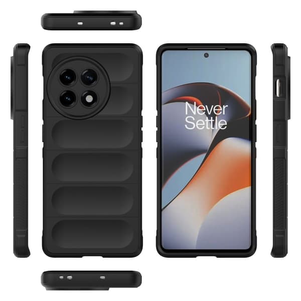 Blødt grebsformet cover til OnePlus 11R / OnePlus Ace 2 - Sort