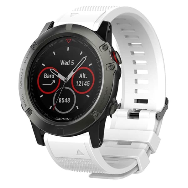 Garmin Fenix 5S silikone Urrem - Hvid