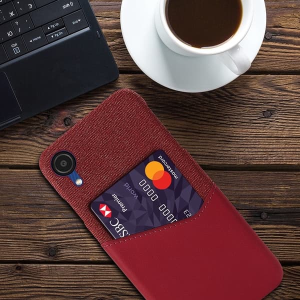 Bofink Samsung Galaxy A23e Kort Cover - Rød