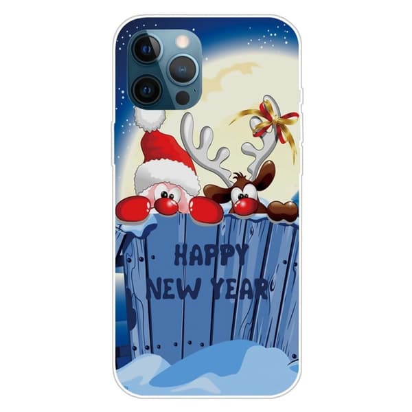 Julfodral till iPhone 14 Pro - Hemlig Tomte Och Ren