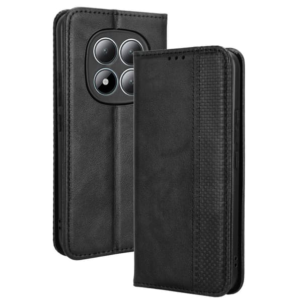Xiaomi Redmi Note 15 Pro Plus læderetui med pung - Sort