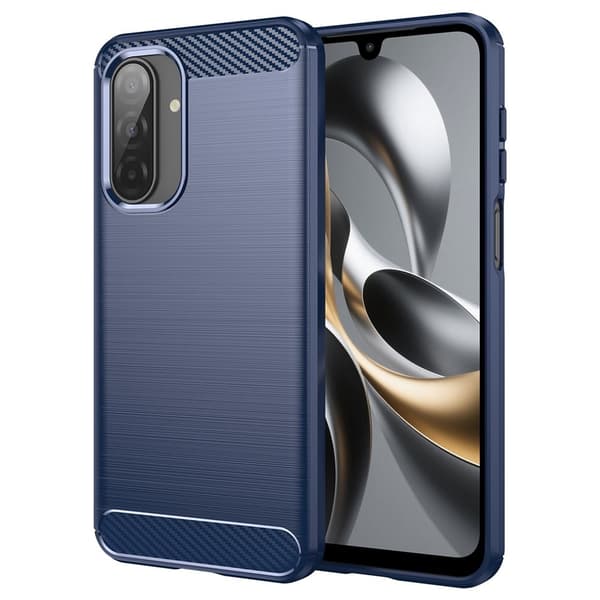 Carbon Flex Samsung Galaxy A17 deksel - Blå