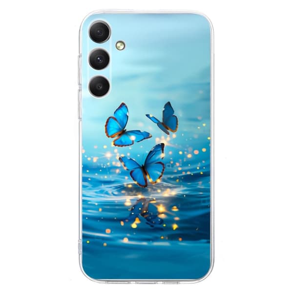 Vibe Samsung Galaxy A26 deksel - Blå Sommerfugl