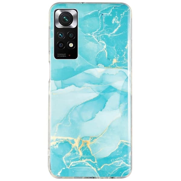 Marble Xiaomi Redmi Note 11s / Redmi Note 11 Etui - Grøn