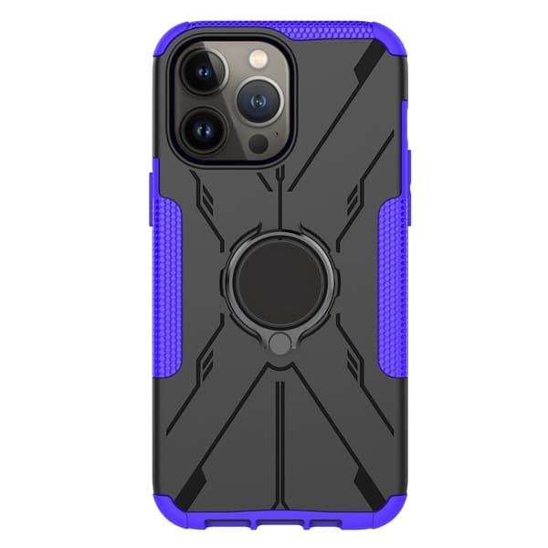 Kickstand-deksel med magnetisk ark for iPhone 14 Pro Max - Lilla