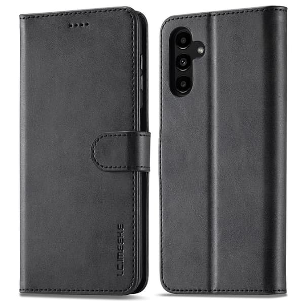 LC.IMEEKE Samsung Galaxy A55 flip etui - Sort