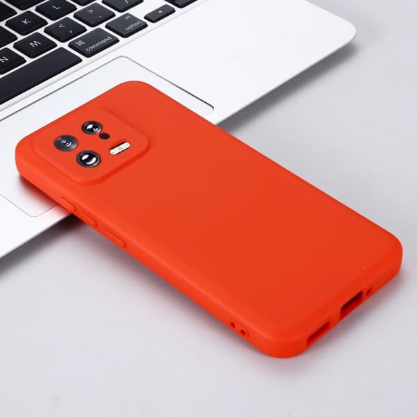 Matte Liquid silikone cover til Xiaomi 13 - Rød