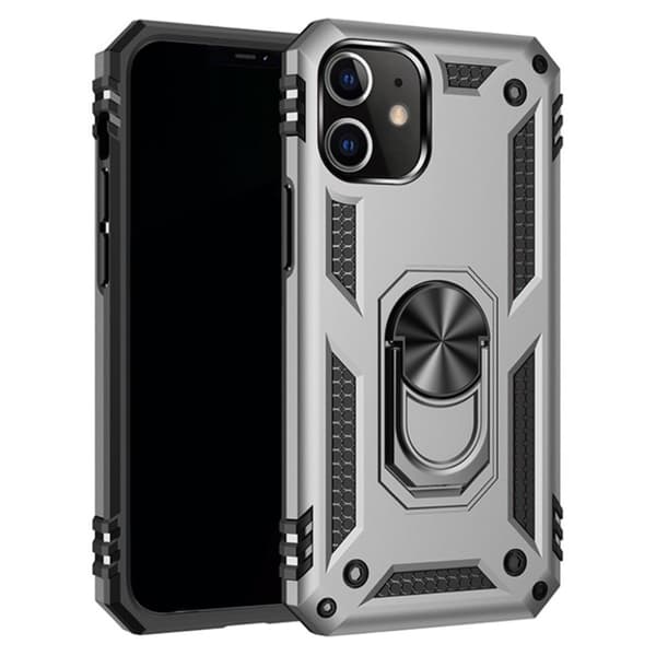 Bofink Combat iPhone 12 Mini skal - Silver/Grå