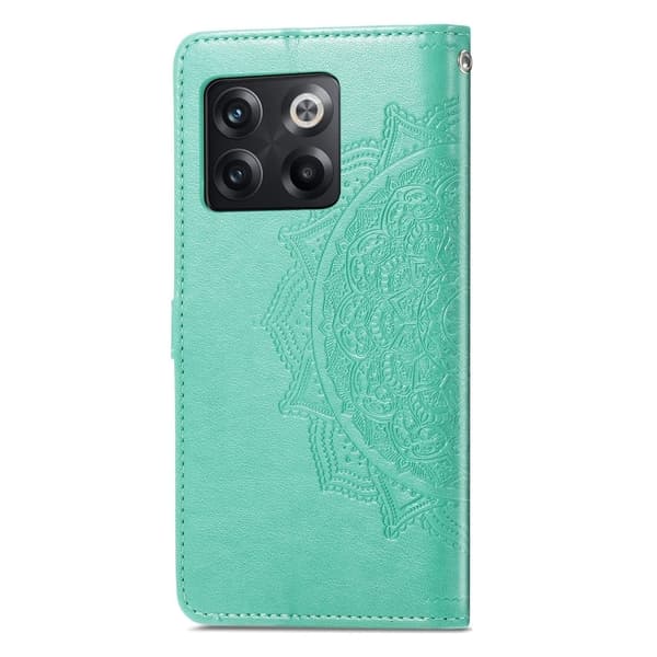 Mandala OnePlus 10T / Ace Pro Flippetui - Grønn