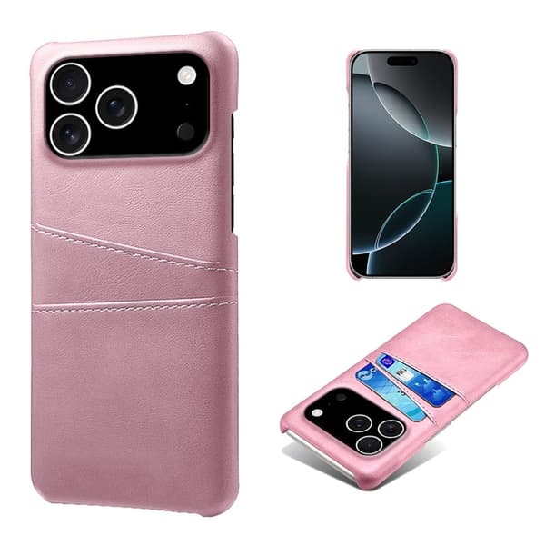 Dual Card iPhone 17 Pro deksel - Rose Gull