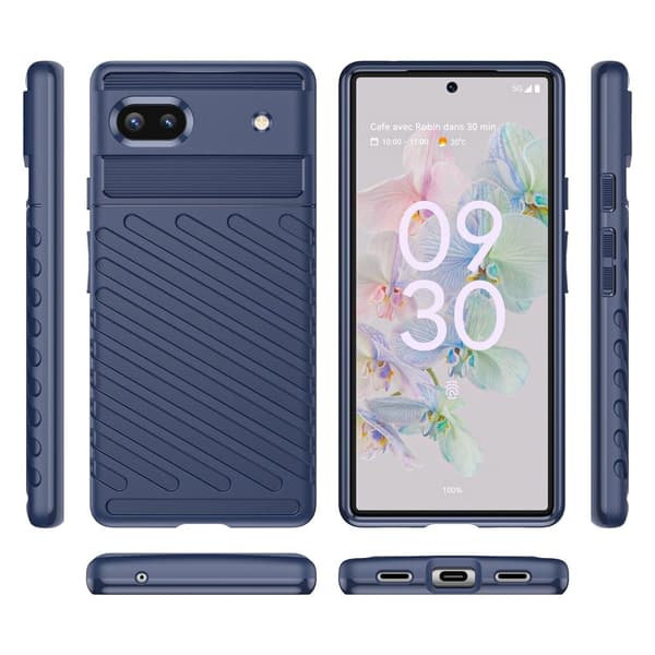 Thunder Google Pixel 6a Etui - Blå