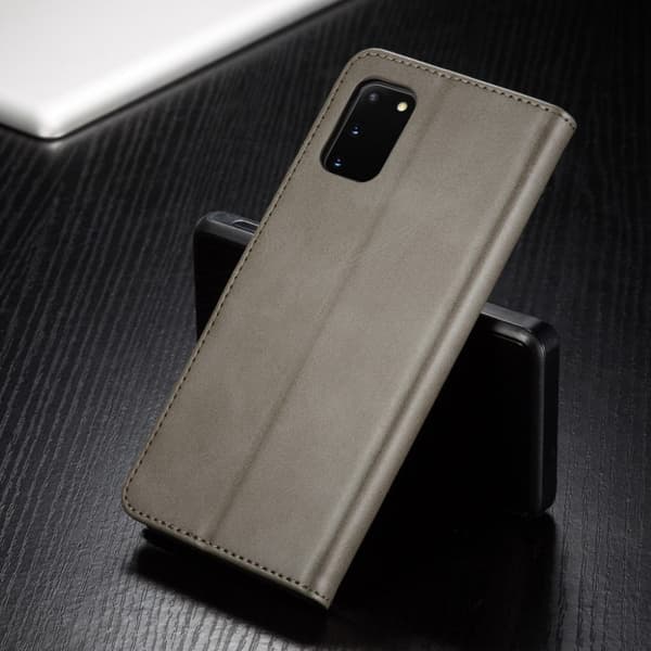 LC.IMEEKE Samsung Galaxy S10 Lite Flip Etui - Grå