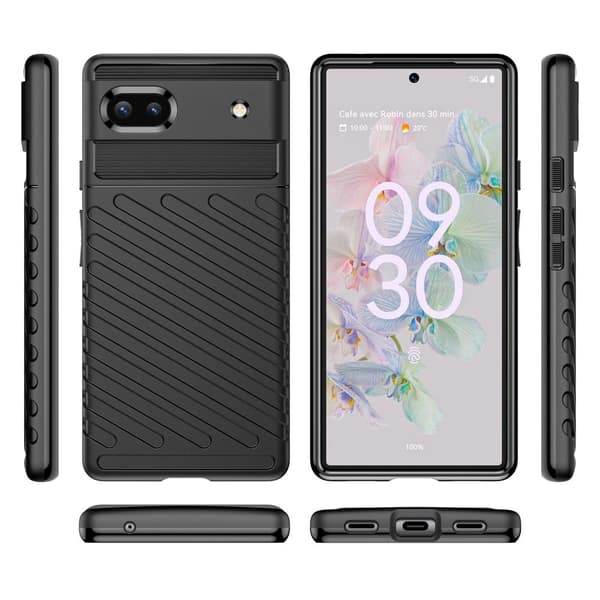 Thunder Google Pixel 6a Etui - Sort