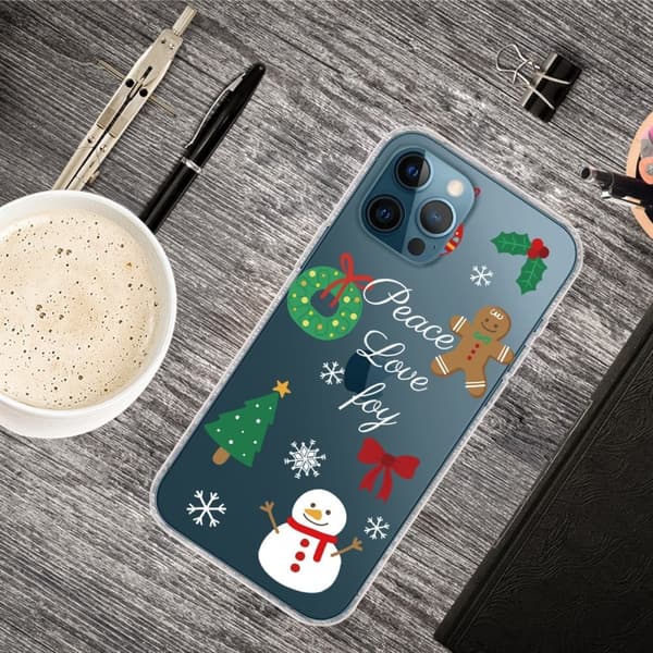 Juleveske til iPhone 14 Pro - Snømann