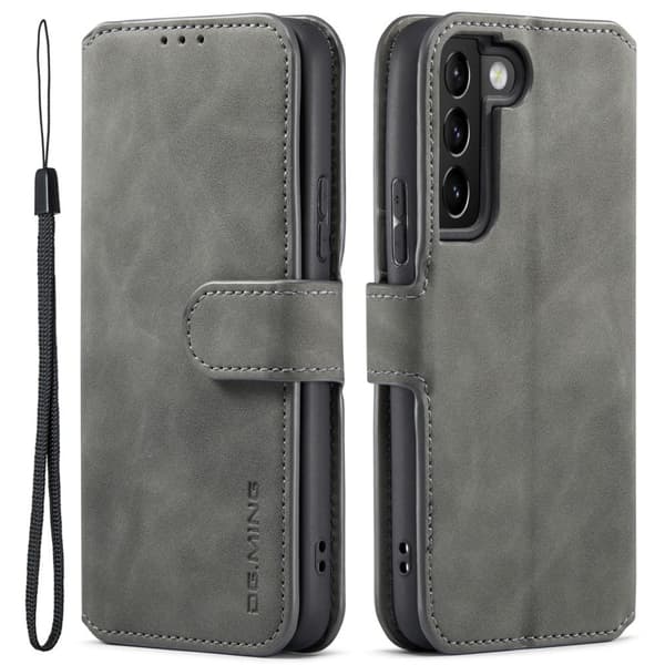 DG.Ming Samsung Galaxy S22 Retro Etui - Grå