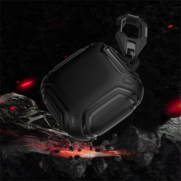 Beats Fit Pro -latauskotelo koukulla - Musta