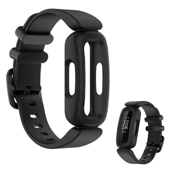 Fitbit Ace 3 / Inspire 2 integreret urrem - Sort