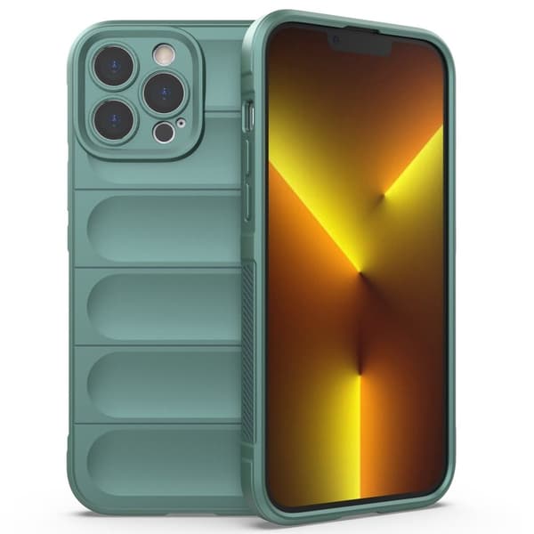 Deksel med mykt grep for iPhone 13 Pro Max - Grønn