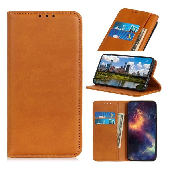 Samsung Galaxy A0 splittet læretui - Brun