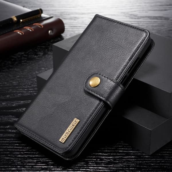 DG.MING Huawei P30 Lite 2-in-1 Wallet etui - Svart