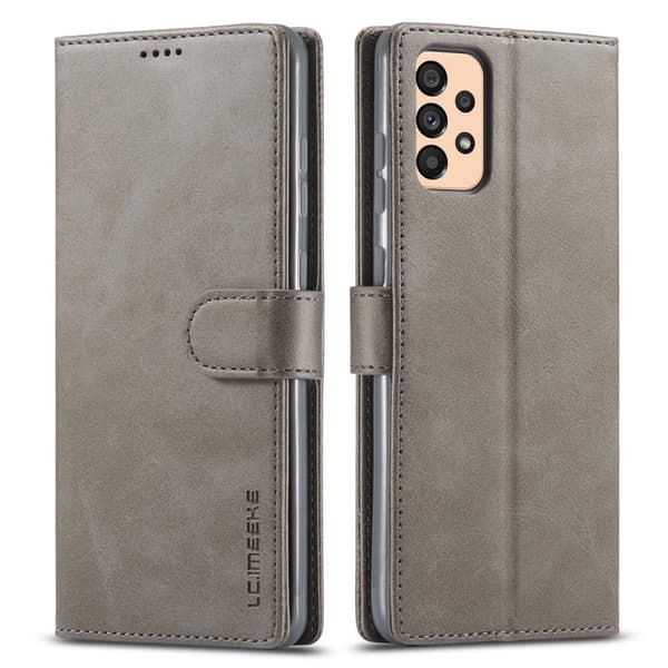 LC.IMEEKE Samsung Galaxy A33 5G flip etui - Sølv/Grå