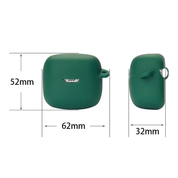 JBL Tune Flex silikonikotelo soljella - Musta