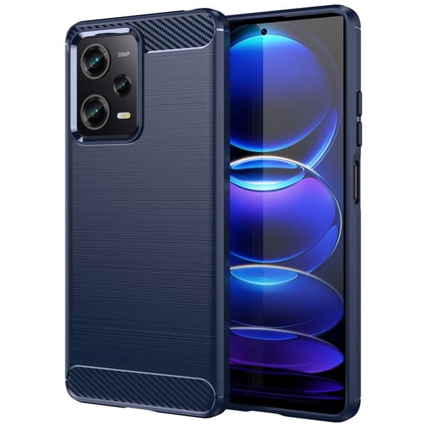 Carbon Flex Etui Xiaomi Redmi Note 12 Pro - Blå