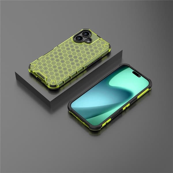 Bofink Honeycomb iPhone 17 cover - Grøn