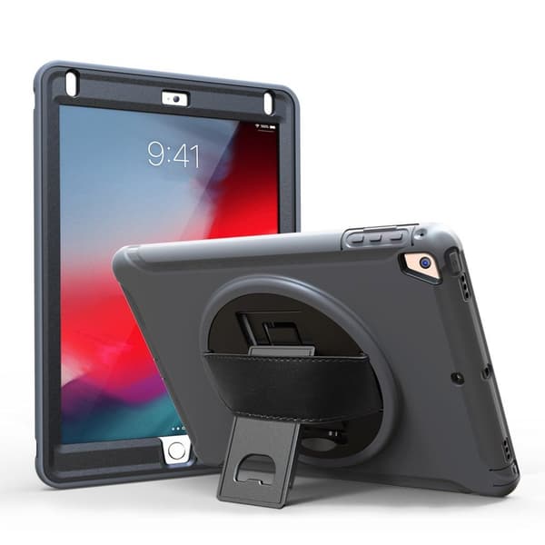 iPad (2018) 360 asteen kotelo - Harmaa