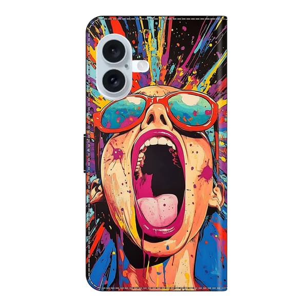 Wonderland iPhone 17 fodral -Graffitiskrik