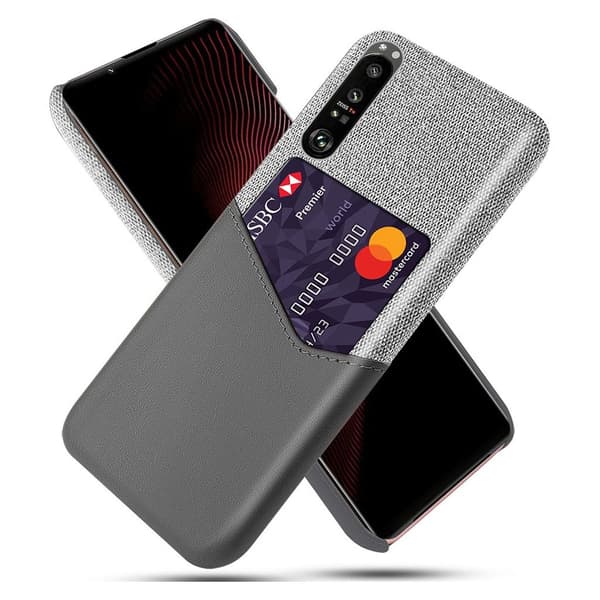 Bofink Sony Xperia 1 III Card Cover - Grå