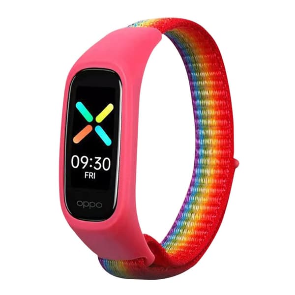 Oppo Band Style nylon urrem - Regnbuefarve