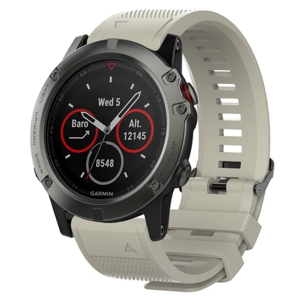 Garmin Fenix 5S silikone Urrem - Grå