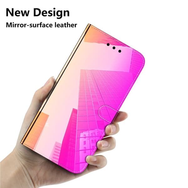 Mirror OnePlus Nord 2 5G Flippetui - Rose