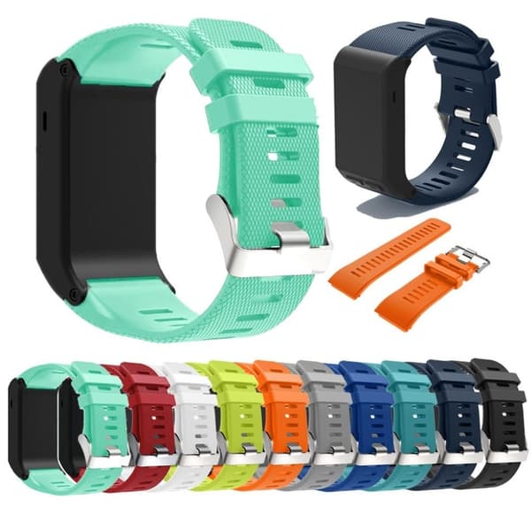 Garmin Vivoactive HR Erstatningsrem i silikone - Sort