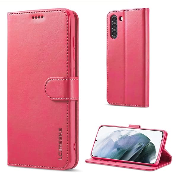 LC.Imeeke Samsung Galaxy S21 FE Flippetui - Rose