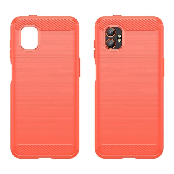 Carbon Flex Samsung Galaxy XCover7 Pro kotelot - Punainen