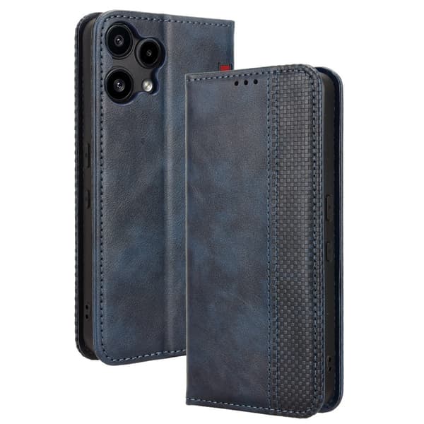 Hållbart konstläder Nothing Phone (3a) Lite fodral med plånbok - Blå