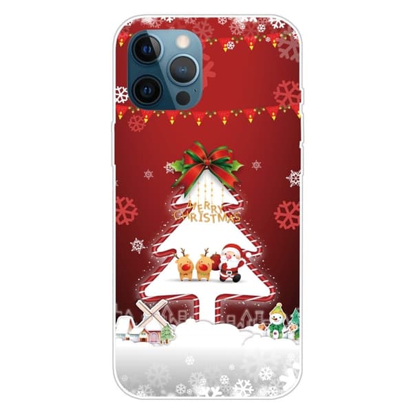 Juleveske til iPhone 14 Pro - Juletre Og Snøfnugg
