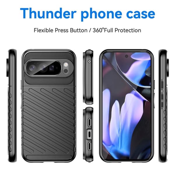 Thunder Google Pixel 10 Pro XL deksel - Svart