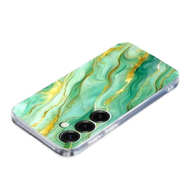 Abstract Samsung Galaxy A35 cover - Grøn