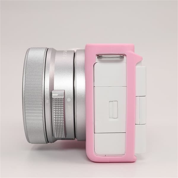 Sony ZV-E10 II Camera Protective Case Scratch Resistant Silicone Cover - Pink